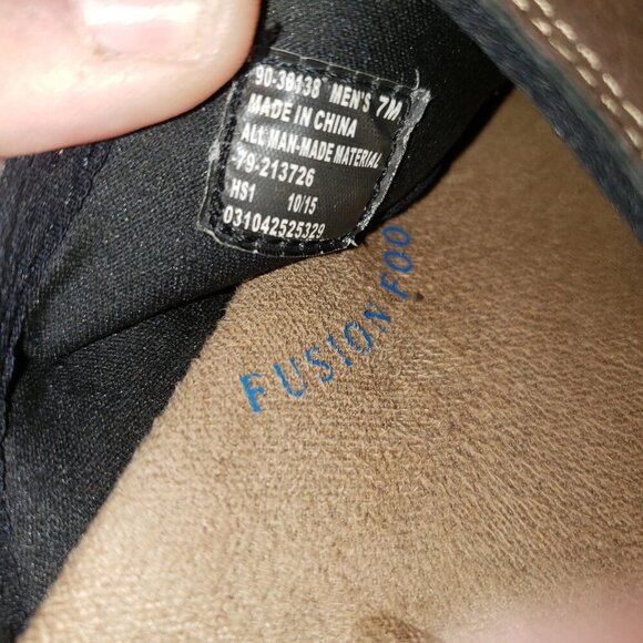 Dockers Men's Memory Foam Fusion Footbed Brown Sandals Slides Size 7 M - Picture 9 of 9